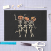 Skeleton Halloween Pumpkin Fall Spooky Jahreszeit Seidenpapier (Handwerk)