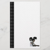 Skeleton Halloween stationär Briefpapier (Vorderseite)