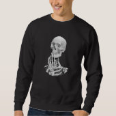 Skeleton Halloween Sweatshirt (Vorderseite)