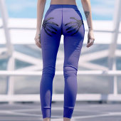 Skeleton Hand auf Hintern Funny Halloween Lila Leggings