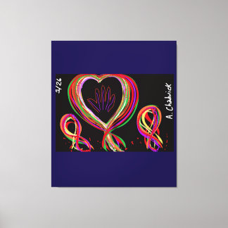 Skeleton Hand Beaded Ribbon Parade Backpack Leinwanddruck