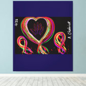 Skeleton Hand Beaded Ribbon Parade Backpack Leinwanddruck (Insitu (Holzboden))