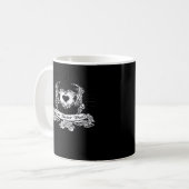 Skeleton Hand Design Classic Kaffeetasse (Vorderseite Links)