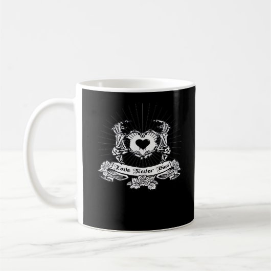 Skeleton Hand Design Classic Kaffeetasse (Links)