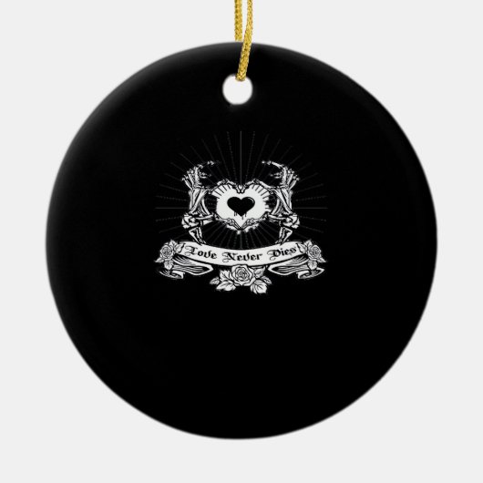 Skeleton Hand Design Classic Keramik Ornament (Vorne)