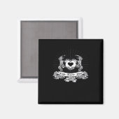 Skeleton Hand Design Classic Magnet (Vorderseite/Rückseite)