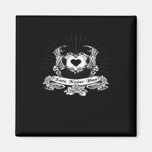 Skeleton Hand Design Classic Magnet (Vorne)
