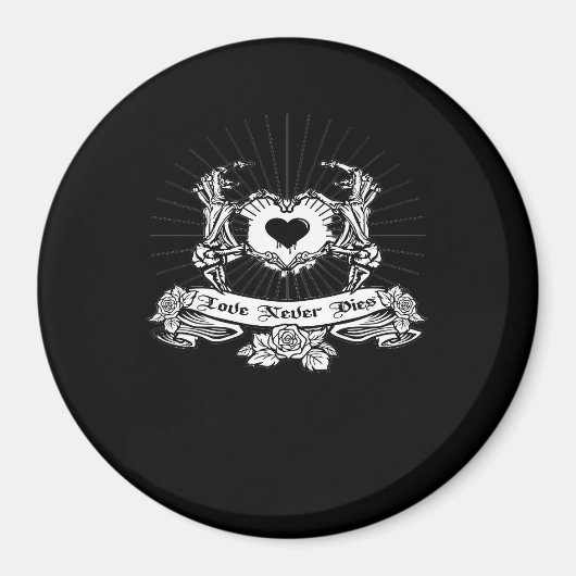Skeleton Hand Design Classic Magnet (Vorne)