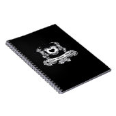 Skeleton Hand Design Classic Notizblock (Rechte Seite)