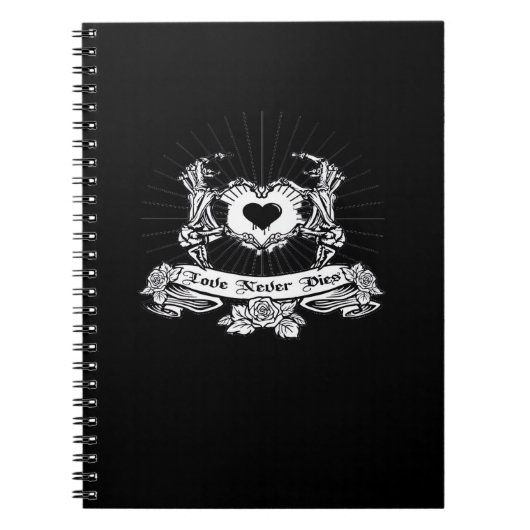 Skeleton Hand Design Classic Notizblock (Vorderseite)