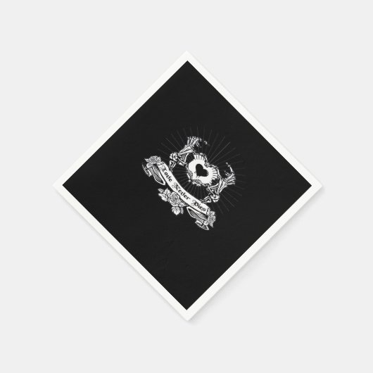 Skeleton Hand Design Classic Serviette (Ecke)