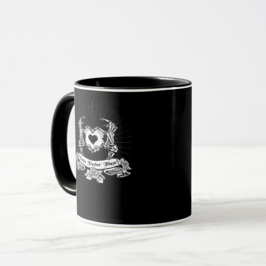 Skeleton Hand Design Classic Tasse (Vorderseite Links)
