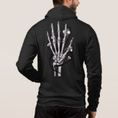 Skeleton Hand Halloween Hoodie (Rückseite)