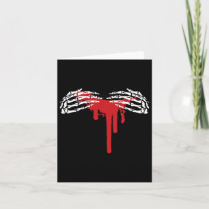 Skeleton Hand Halloween Kostüm Beängstigend Gothic Karte