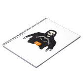 Skeleton Hand Heart Follower Classic Notizblock (Linke Seite)