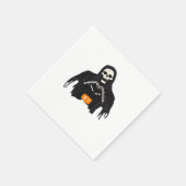 Skeleton Hand Heart Follower Classic Serviette (Ecke)