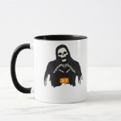 Skeleton Hand Heart Follower Classic Tasse (Links)