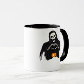 Skeleton Hand Heart Follower Classic Tasse (VorderseiteRechts)