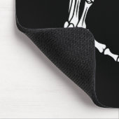 Skeleton Hand Heart Halloween Funny Bones Love Mousepad (Ecke)