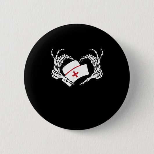 Skeleton Hand Heart Lazy Diy Halloween Kostüm Nur Button (Vorderseite)