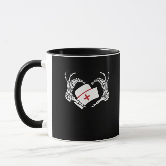 Skeleton Hand Heart Lazy Diy Halloween Kostüm Nur Tasse (Links)