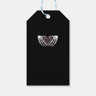 Skeleton Hand Heart Muertos Mexikanischer Tag der Geschenkanhänger