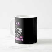 Skeleton Hand Heart Orthopedic Nurse It's A Joint  Kaffeetasse (Vorderseite Links)