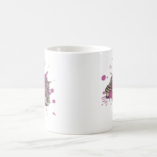 Skeleton Hand Heart Show Classic Kaffeetasse (Mittel)
