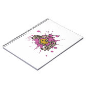 Skeleton Hand Heart Show Classic Notizblock (Linke Seite)