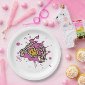 Skeleton Hand Heart Show Classic Pappteller (Party)