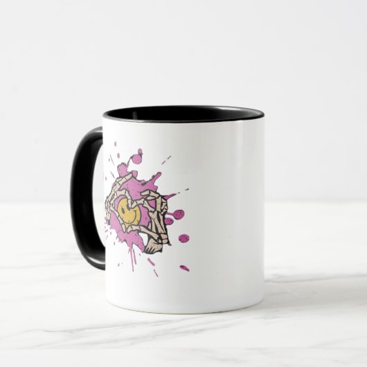 Skeleton Hand Heart Show Classic Tasse (Vorderseite Links)