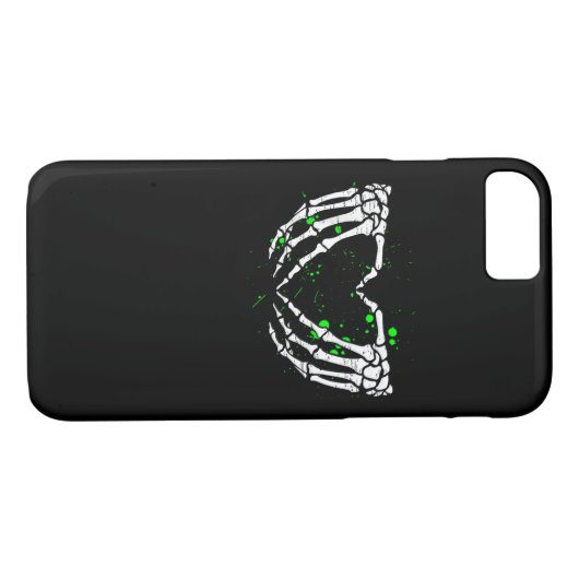 Skeleton Hand Heart Sign Costume Halloween Case-Mate iPhone Hülle (Rückseite (Horizontal))