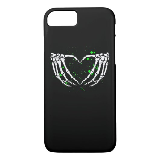 Skeleton Hand Heart Sign Costume Halloween Case-Mate iPhone Hülle (Rückseite)