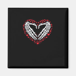 Skeleton Hand Heart Valentinstag Funny Couple Cu Magnet