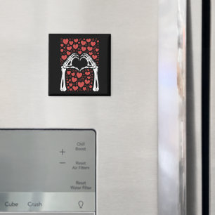 Skeleton Hand Heart Valentinstag Sonnenschein Lieb Magnet