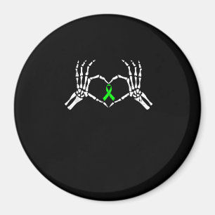 Skeleton Hand Herz-Sensibilisierungsband Magnet