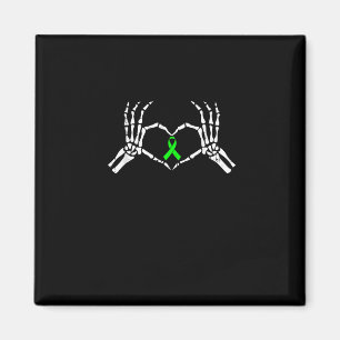 Skeleton Hand Herz-Sensibilisierungsband Magnet