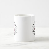 Skeleton Hand Herzmachen Kaffeetasse (Mittel)