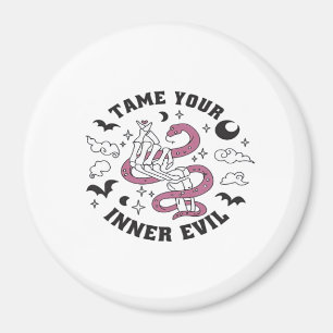 Skeleton Hand Herzmachen Magnet