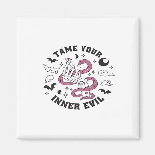 Skeleton Hand Herzmachen Magnet (Vorne)