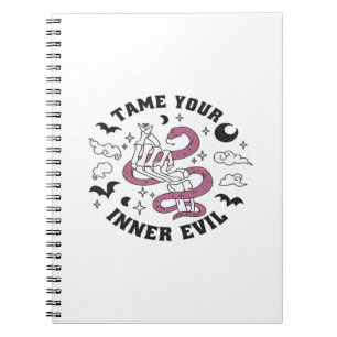 Skeleton Hand Herzmachen Notizblock