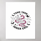 Skeleton Hand Herzmachen Poster (Vorne)