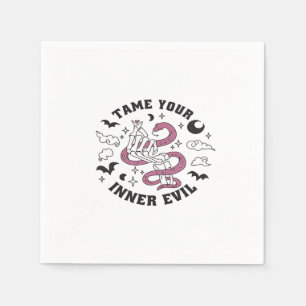 Skeleton Hand Herzmachen Serviette