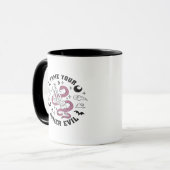 Skeleton Hand Herzmachen Tasse (Vorderseite Links)