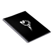 Skeleton Hand Holding Herz Notizblock (Rechte Seite)