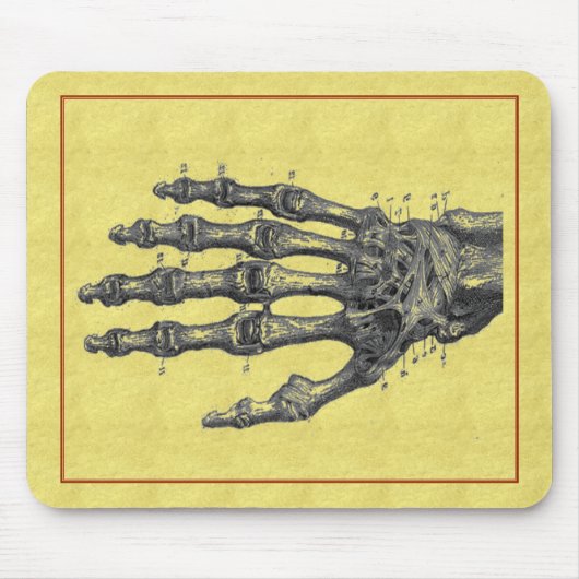 skeleton Hand Mousepad (Vorne)