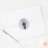 Skeleton Hand Peace Sign Sticker (Umschlag)