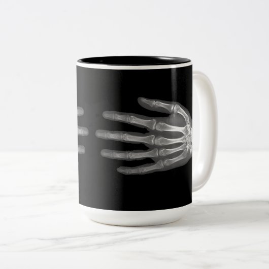 Skeleton Hand X-Ray Tasse (VorderseiteRechts)