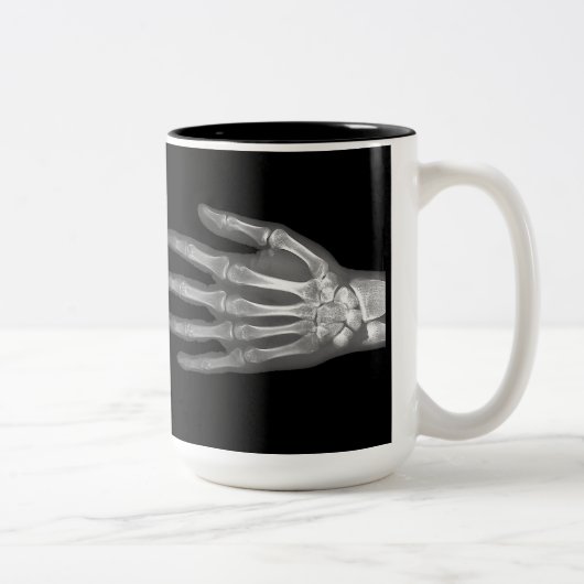 Skeleton Hand X-Ray Tasse (Rechts)