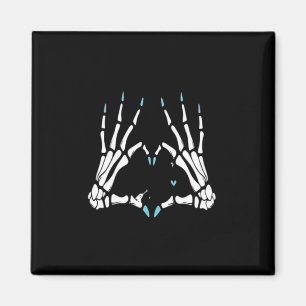 Skeleton Handklassisches Halloween Magnet